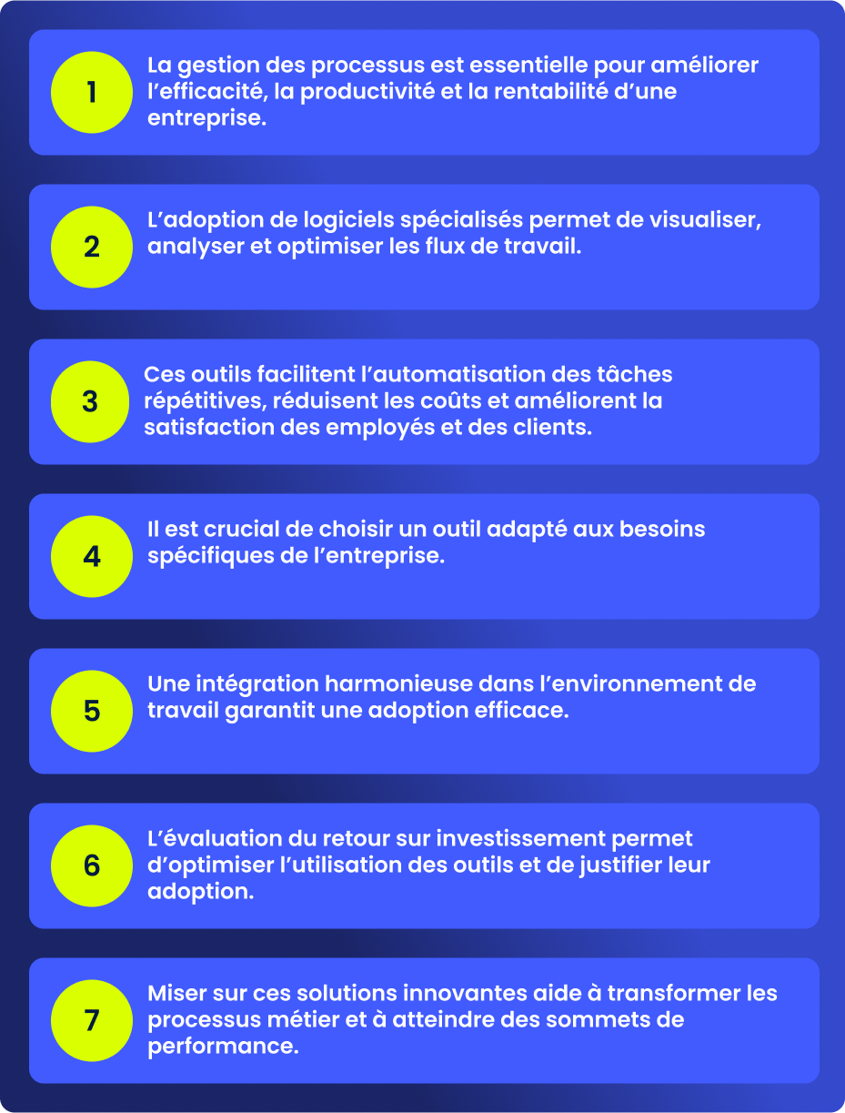 Les étapes clés pour intégrer un logiciel de gestion des processus